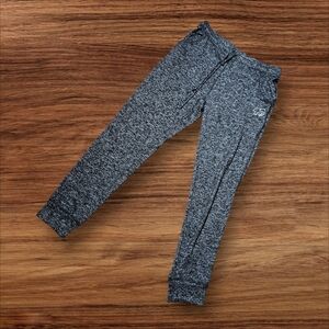 Ivory Ella Charcoal Black And Grey Marled Joggers